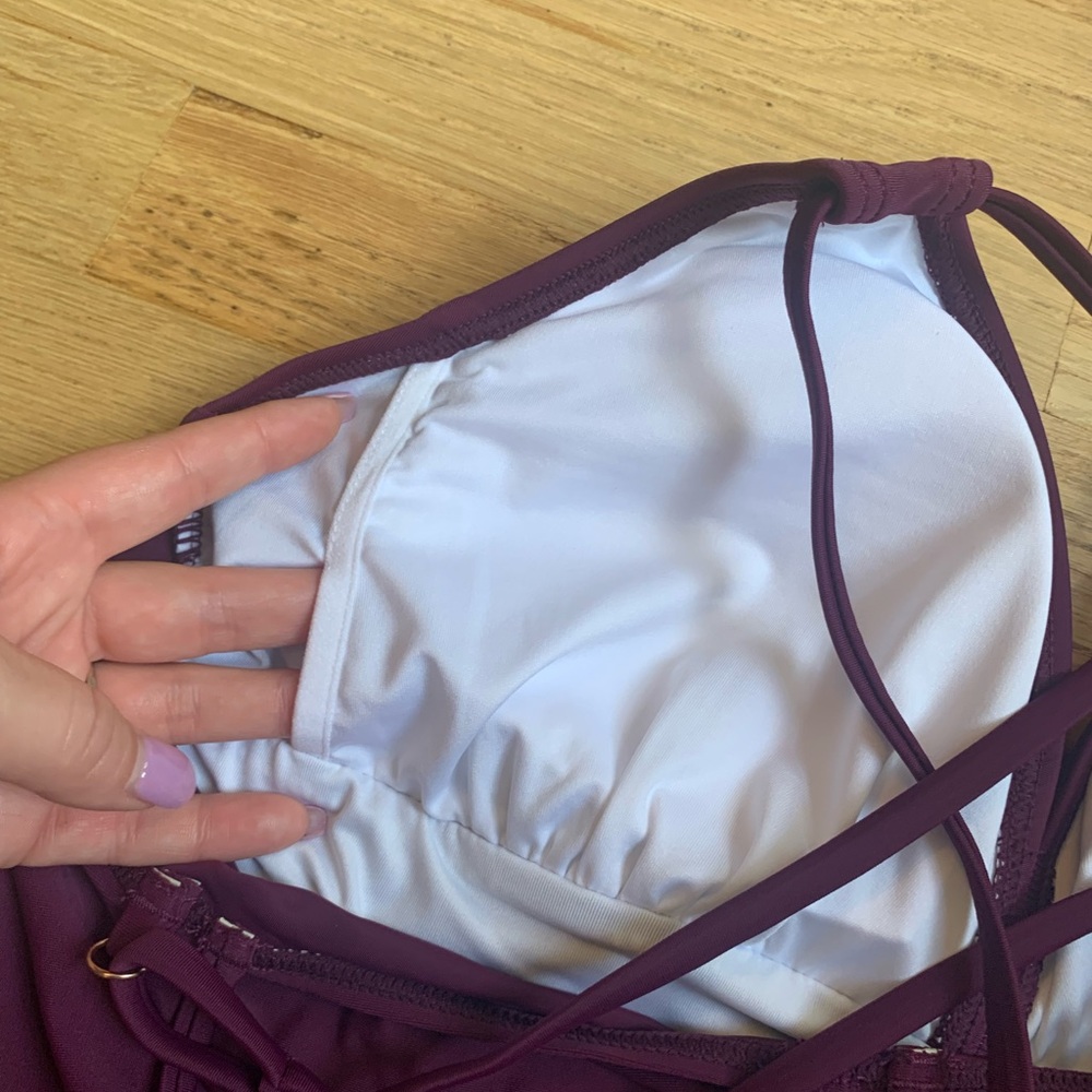 NWOT Purple Tankini - Picture 4 of 7